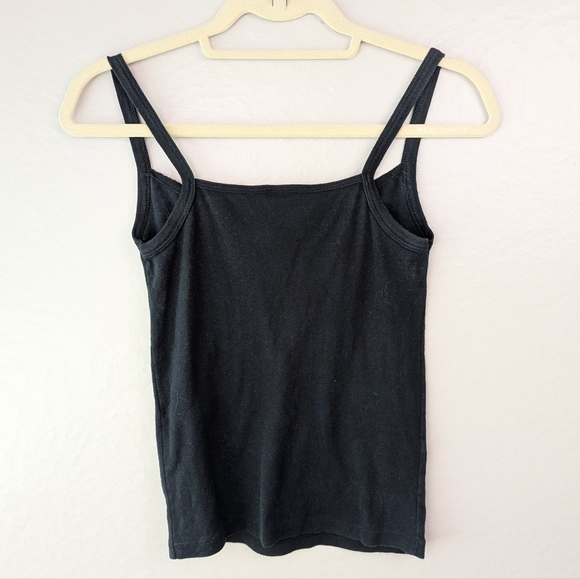Petit Bateau Girls Black Tank Top Camisole 14 - Picture 4 of 4